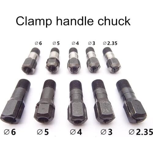 1Pcs Chuck Holder Milling Extension Rod Straight Shank Clamp Handle Outer Thread Diameter Drill Adapter Electric Round Handles