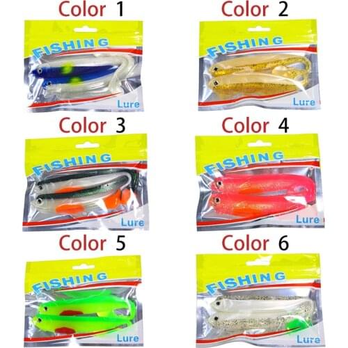 12pcs/lot New Big 15.9g 15cm Vivid Handmade Worm Soft Lures Artificial Fishing Bait Jig Head Fly Fishing Silicon Rubber Fish