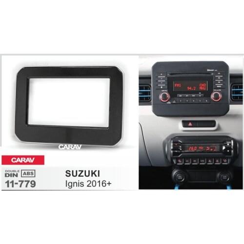 CARAV 11-779 double din dash kit audio car stereo radio install dash kit for SUZUKI Ignis 2016+ (with silver line)