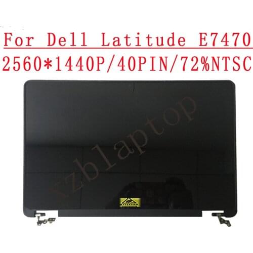 For Dell E7470 upper parts Touch Assembly 14.0'' 2560*1440IPS EDP 40PIN 72%NTSC B140QAN01.0 Assembly