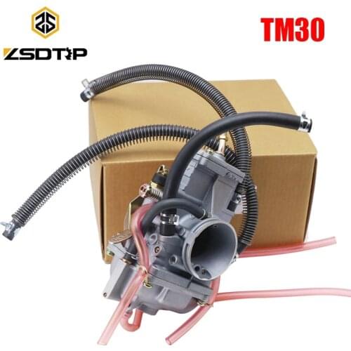 ZSDTRP TM30 Flat Slide TM Carburetor For Yamaha DT200WR DT200S RZ250 RZ350 TM30 30mm Carburetor