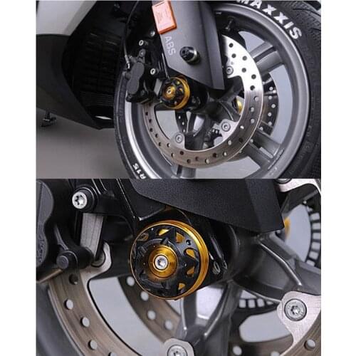 Motorbike For Kawasaki Z650 Z900 Z900RS Ninja 650 ER6F 2017 2018 2019 2020 Front Wheel Fork Axle Slider Cap Crash Protector
