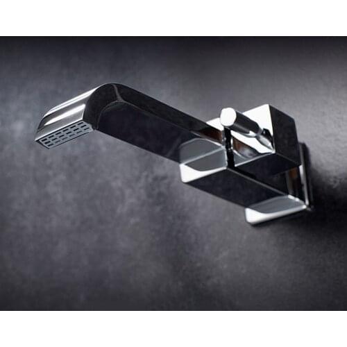 Wall Mounted Brass Bathroom Faucet Chrome/Black/Gold Basin Faucet Single Handle Tap Cold Water Kitchen Sink Faucet