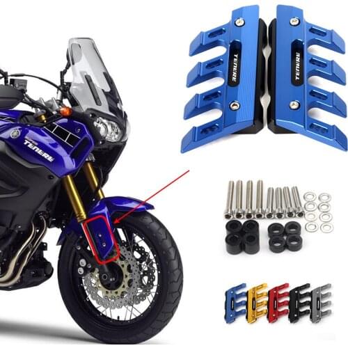 Motorcycle Front Fender Side Protection Guard Mudguard Sliders Lower Fork Protector For Yamaha XT1200Z/E super Tenere Accessorie