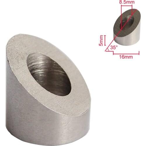 35 Degree Beveled Angled Washer 8.5mm Hole Stainless Steel 316 Marine Hardware