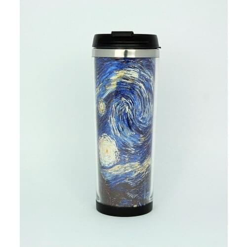Catharsis Starry Night Printed Thermos Cup