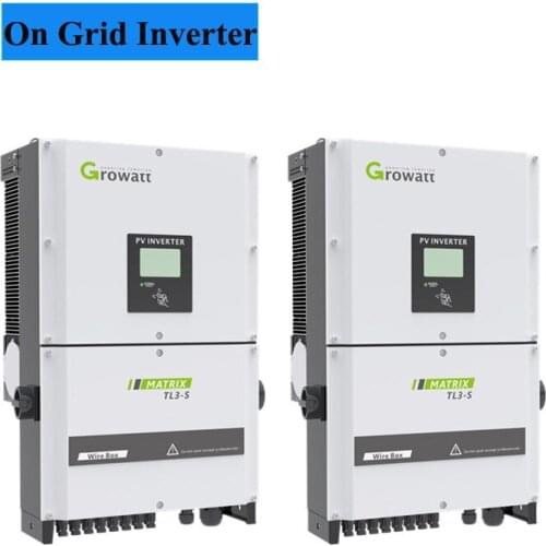 On grid inverter EU standard 5KW Single phase growatt solar grid tie inverter