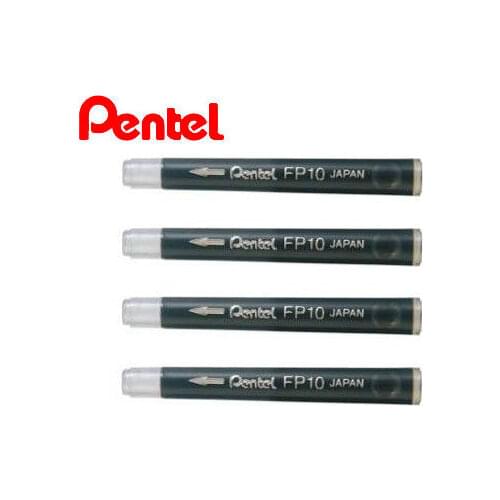 4/8/12pcs Japan Pentel Ink Cartridge FP10-A Pocket Brush Refill GFKP3 Black Ink Sac