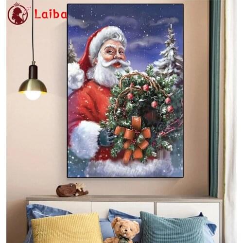 DIY Diamond Painting Santa claus gift Diamond Mosaic Full Drill Square Embroidery round stones Cross Stitch Handmade Hobby