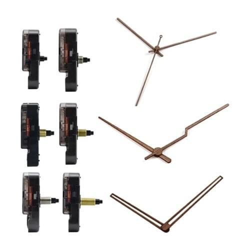 Pure Wooden clock hands with 12888 Step Clock movement Walnut wood needle Quartz Wall Clock replace part Accessories