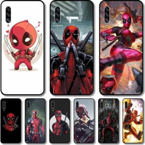 Lady pool Phone Case Hull For Samsung Galaxy M 10 20 21 31 30 60S 31S Black Shell Art Cell Cover TPU