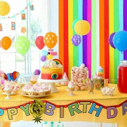Birthday Wedding Crepe Paper DIY Decoration Hanging Streamers Roll Party 82FT