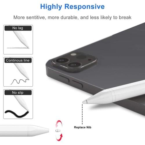 For Apple Pencil 1 2 iPad Pen Touch For iPad Pro 10.5 11 12.9 For Stylus Pen iPad 2018 2019 2020 2021 Mini 4 5 Air 3 4