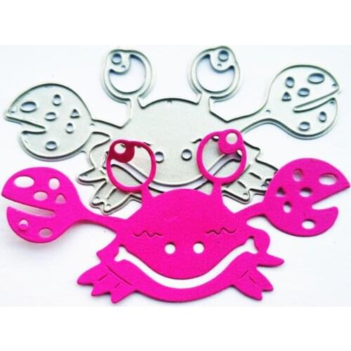 Die cutting mold toy crab metal craft paper embossed DIY embossed Easter New Year