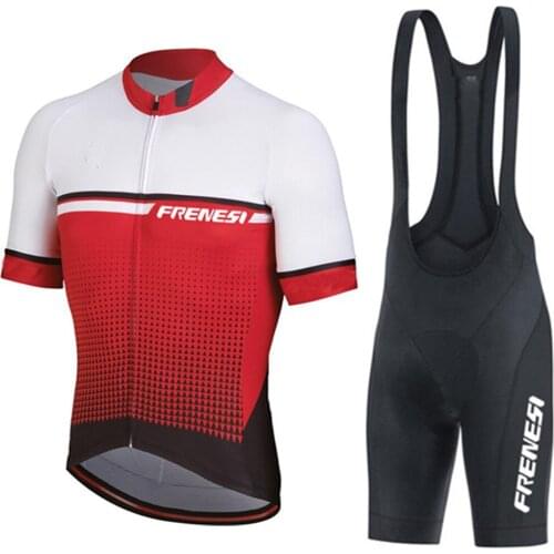 Summer Pro Team Frenesi Men Cycling Jersey Ropa Ciclismo Wear Bicycle Short sleeve Bike Sportswear Bib Shorts Mtb Clothing