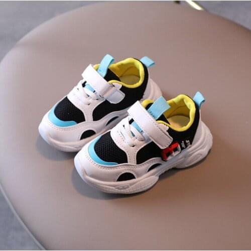 Non-slip Light Shoes For Baby Boys Running Sneakers For Children Mesh Breathable Shoes For Kids Girls Toddler Size 21-30