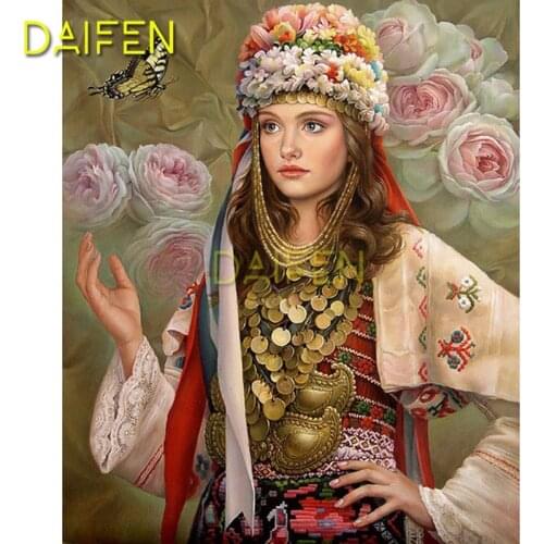 Full Round Diamond mosaic Full Square Diamond embroidery European classical beauty peony 5D DIY Diamond painting Cross stitch