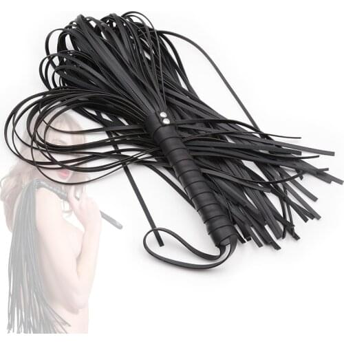 Slave Bitch Slut Leather Tassel Horse Whip Bondage Torture Fantasy Whips Fetish 18+ Flogger Sex Toys SM Cosplay Shame Adult Game