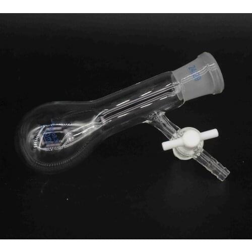 50ml PTFE Reactor Rotary Evaporator Joint 24/29 GG17 Glass Flask Round Bottom Long Neck Lab Glassware