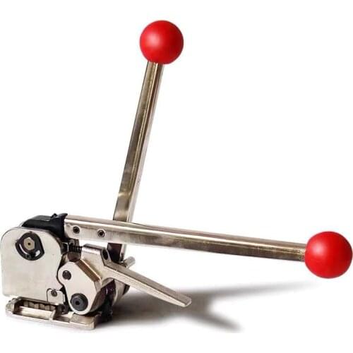 Manual Steel Belt Baler Iron-free Steel Strapping Machine Sealless Steel Strapping Tool ​16mm/19mm