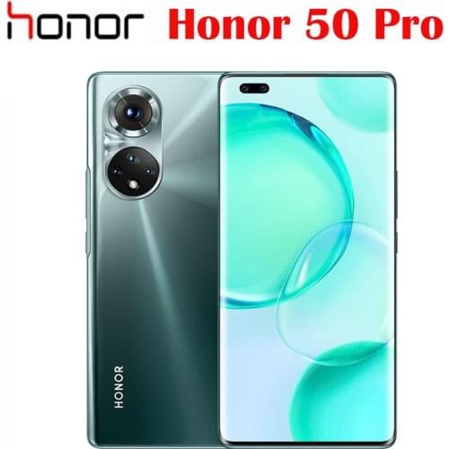 Original New Official Honor 50 Pro 5G Smart Phone Snapdragon 778G 6.72'' 120Hz OLED 100W Super Charge 4000mAh NFC 108MP Camera