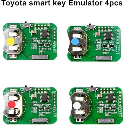 OBDSTAR Smart Key Simulator for Toyota 4PCS Works with X300PRO4/X300DP/X300DP PLUS