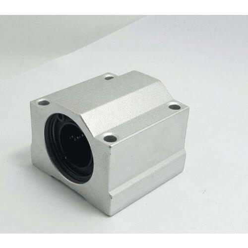 100pcs/lot SC16UU SCS16UU 16mm linear guide shaft linear case unit linear block bearing blocks for CNC router 3D printer parts