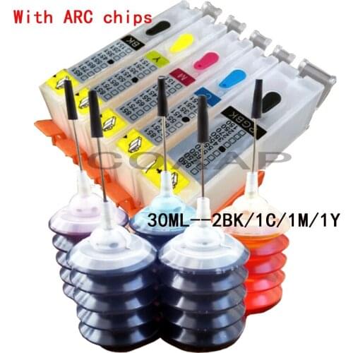 5 pack for canon pgi 650 cli 651 Refillable ink cartridge for Pixma MG 5560 6360 6460 7160 7260 5460 5660 6660 7560 Printer