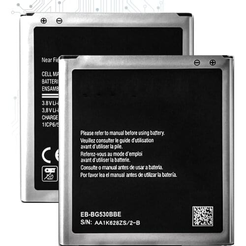 2600mAh Battery EB-BG530BBE EB-BG530CBU for Samsung Galaxy J2 Prime SM-G532F/DS SM-J3110 J3109 J500FN SM-J5009 G530FZ SM-G5308W