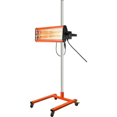 1050W Car Infrared Paint Baking Lamp Mobile Auto Heating Dryer Infrared Light Shortwave Curing Lamp for Spray Booth 220V/110V