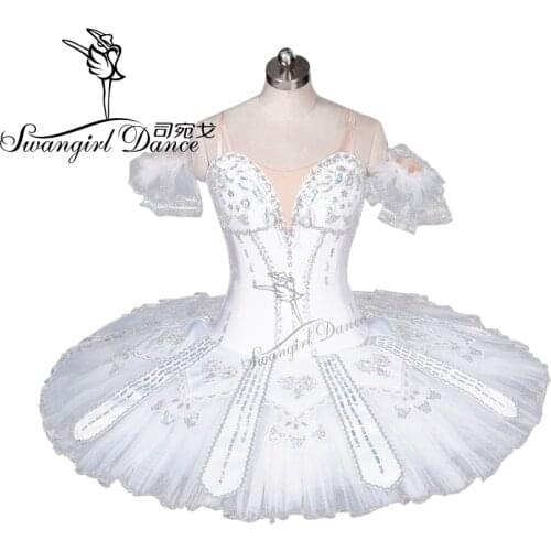 Performing Arts White Swan Sugar Plum Fairy Comepetiton Professional Tutu Ballerina Costume For Stage Tutu BT9037