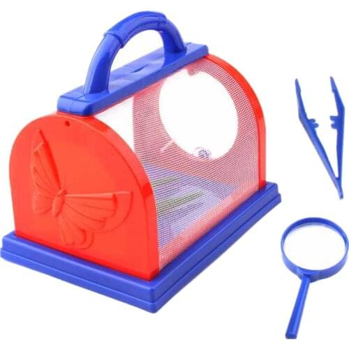 Childrens Outdoor Exploration Insect Observation Cage Insect Collection Box for Small Insect Collection Tools Toys