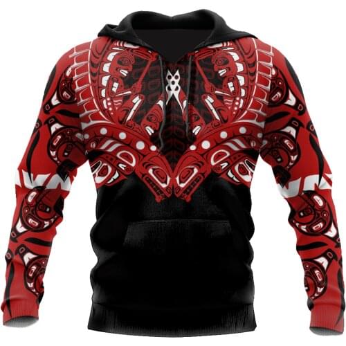 Killer Whale - Native Indian Tattoo 3D Printed Unisex Hoodie Men Sweatshirt Streetwear Zip Pullover Casual Jacket Tracksuit KJ01