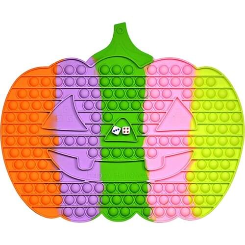 Big Size Push Game Fidget Toy Huge Rainbow Chess Board Push Bubble Popper Fidget Sensory Toys for Parent Child Interactive Toy