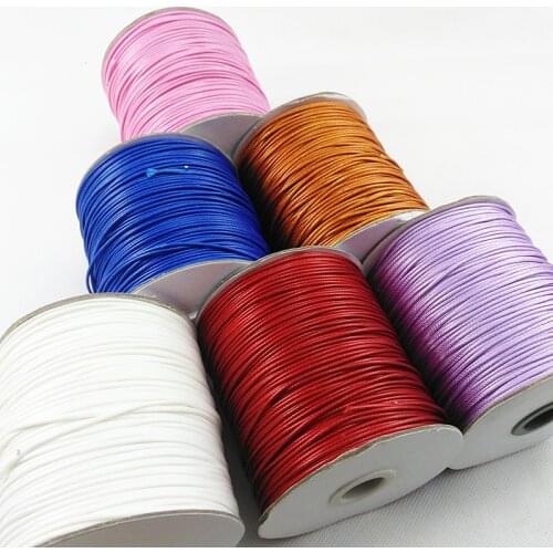 1.5mm Korean Wax Rope DIY Bracelet Necklace Handwoven Wax Rope Leather Rope Hanging Rope 1.5mm Wax Rope