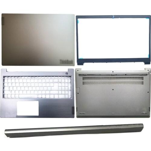NEW Laptops LCD Back Cover/Front Bezel/Hinges cover/Palmrest/Bottom Case Computer Case For Lenovo ThinkBook 15 IML IIL Silver
