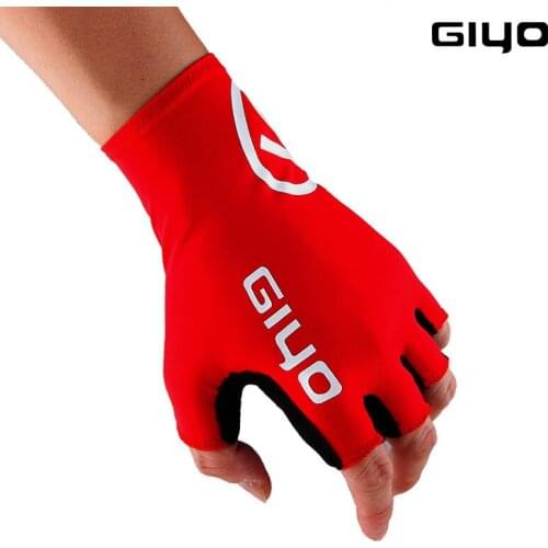 Giyo Cycling Half Finger Gloves Anti Slip Gel Wind Glove women Mens Lycra mitten for mountain mtb road bike outdoor Accessories