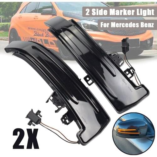 For Benz A B C E S CLA GLA CLS Class W176 W246 W204 W212 C117 X156 Dynamic Turn Signal Blinker Sequential Mirror Indicator Light