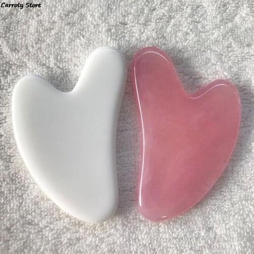 Heart Shape SPA Massage Beeswax Gua sha Scraping Massage Scraper Face Massager Acupuncture Guasha Board