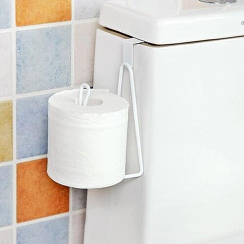 Door Back Iron Toilet Tissues Holdidng Racks Bathroom Wall Mount Roll Raper Holder Tissue Cover Storage Rack Easy to install