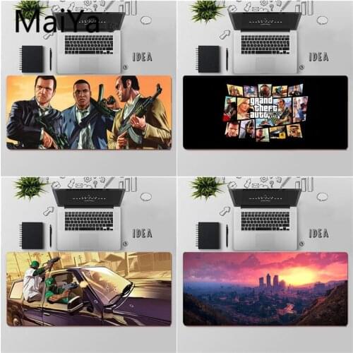 Maiya Top Quality GTA 5 Rubber Mouse Durable Desktop Mousepad Free Shipping Large Mouse Pad Keyboards Mat