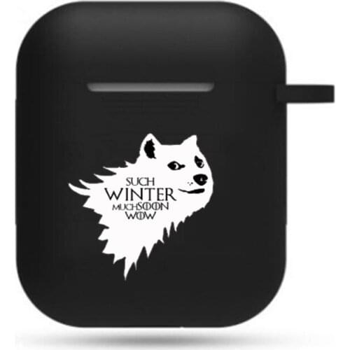 Cartoon anime Doge Earphone Case Headphone Case Props boy Girls cartoon Airpods Bluetooth Earphone case Protective Headset Cover