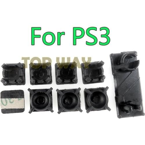 100sets 9 in 1 Full set dust plug cover Screw Rubber Plug Rubber Feet Cover Set For PS3 Slim