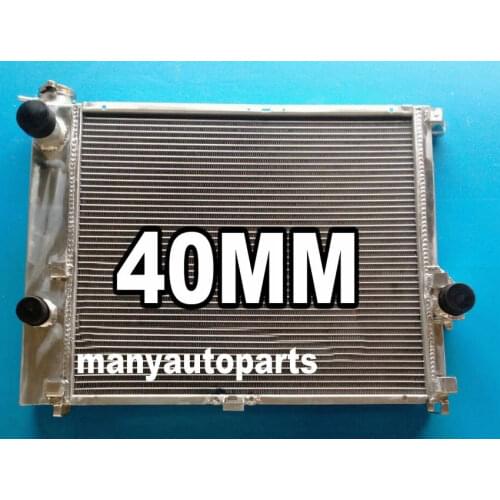 40MM ALUMINUM RADIATOR FOR BMW E34 525 525i 530 M50 engine 1986-1996 MT 1987 88 89 90 91 92 93 94 95 96
