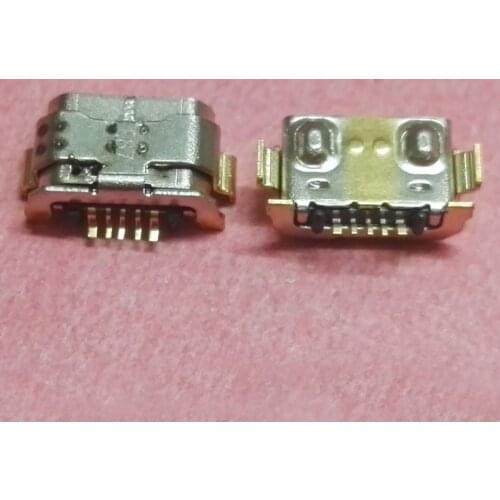 50Pcs Mirco Charging Contact Socket Jack USB Dock Plug Charger Port Connector For LG K40 Mini K40Mini K9 X210 LM-X210EM LMX210EM