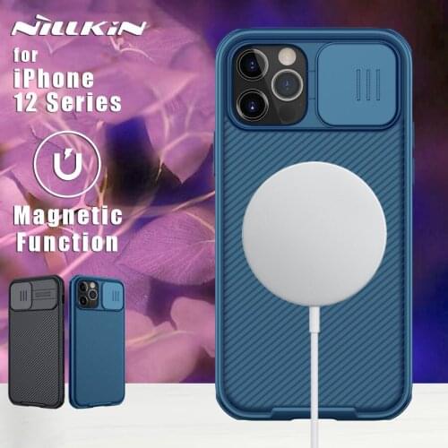 NILLKIN for iPhone 12 Pro Max case CamShield Pro Magnetic Charging Back cover cases Camera Protection for iPhone 12 Pro Mini