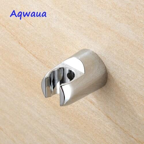 Aqwaua Bathroom Accessories Shower Head Holder Bracket Stand For Bathroom Use Chrome Plated Standard Size Shower Hose Holder