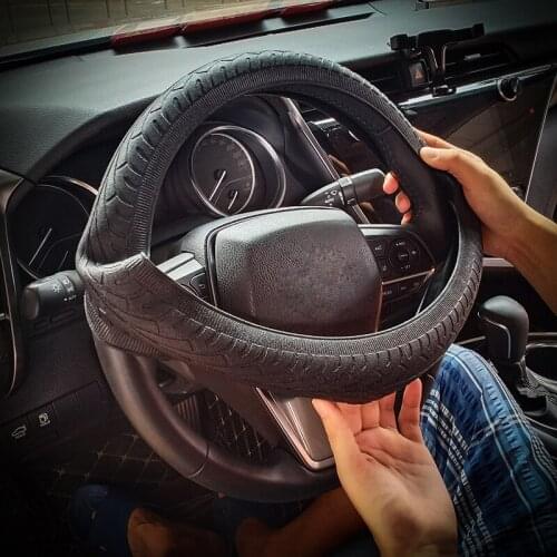 Car Styling Silicone Steering Wheel Glove Cover Multi Color Skin Soft For Lada Mazda Toyota Honda Ford Auto Accessory автотовары