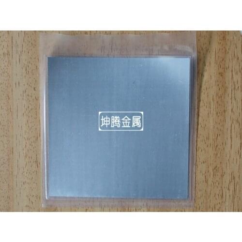 Indium Sheet Indium Foil Indium Skin Indium Film 150x150x0.1mm Laser Crystal Capacitor Heat Dissipation Material