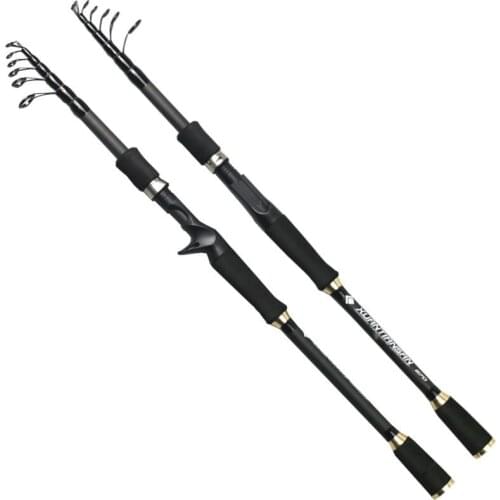 2021 Fishing Rod Telescopic 1.8M 2.1M 2.4M 2.7M Lure Carbon Spinning Rod Pod Bait Casting Rod Feeder Pole Fishing Accessories